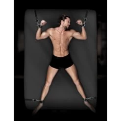 COMMAND Set De Bondage Matelas, Menottes Chevilles Et Poignets Ajustables