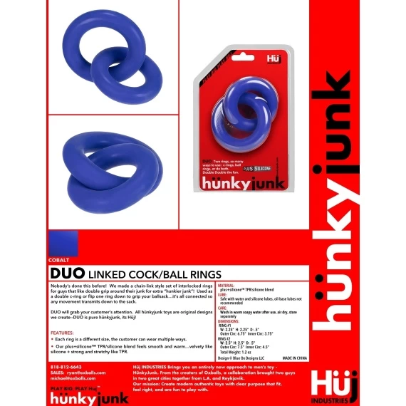 Duo Anneaux Entrelacés Cock And Balls – Image 4