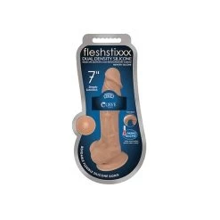 Fleshstixx Dong Flexible Et Pliable Silicone 18cm Latté