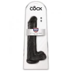 Gode KING COCK 13" 33cm Black