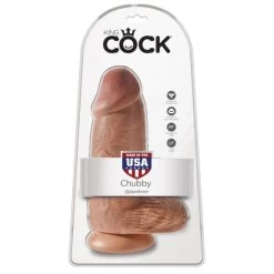 Gode KING COCK Chubby 9" 23cm Tan