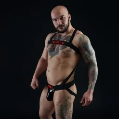 Harnais élastique Avec Bretelles Pour Jockstrap