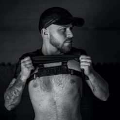 Harnais élastique Avec Logo Cuir