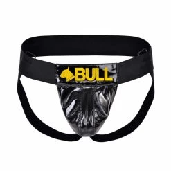Jockstrap Vinyle Logo Jaune