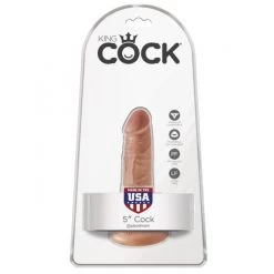 KING COCK 5" 13cm Tan