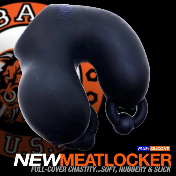 Oxballs MEATLOCKER Full Cover Chastity Black – Image 9