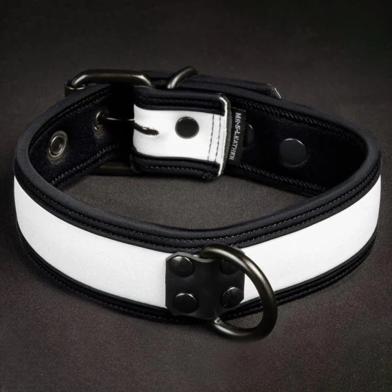Neo Bold Puppy Collar Blanc