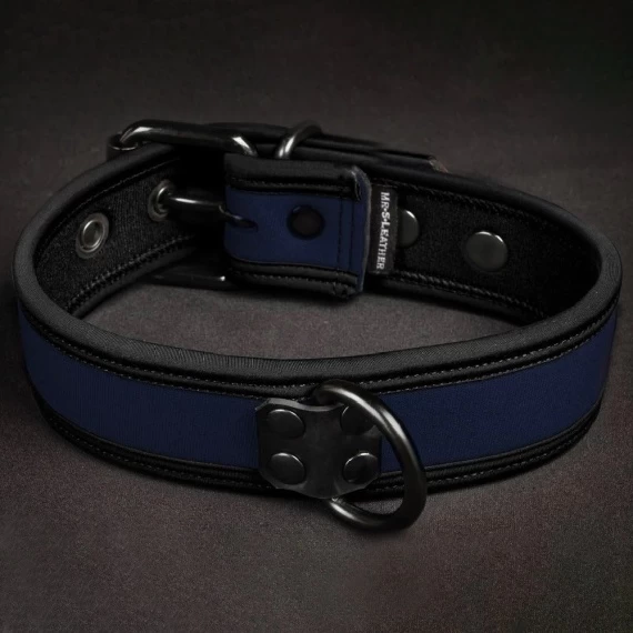 Neo Bold Puppy Collar Navy