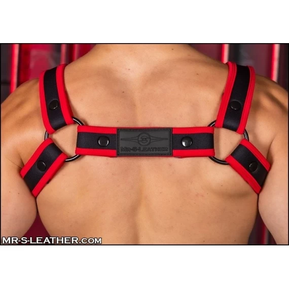 Neo Carbon Bulldog Harnais Noir/rouge – Image 2