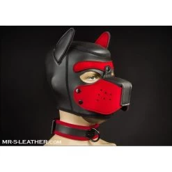 Néo Puppy Collar Noir Rouge