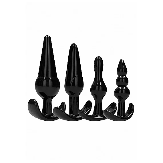 Sono No. 80 - 4-Piece Butt Plug Set - Black – Image 3