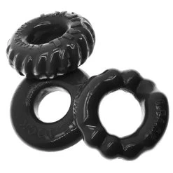 Oxballs OX BONEMAKER Pack De 3 Cockrings Noirs