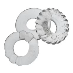 Oxballs OX BONEMAKER Pack De 3 Cockrings Transparents