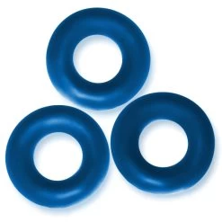 Oxballs OX FAT WILLY Pack De 3 Cockrings Bleus