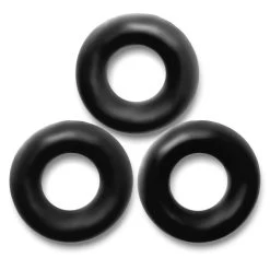 Oxballs OX FAT WILLY Pack De 3 Cockrings Noirs
