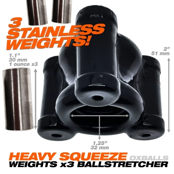 Oxballs OX HEAVY SQUEEZE Ballstretcher Noir – Image 5